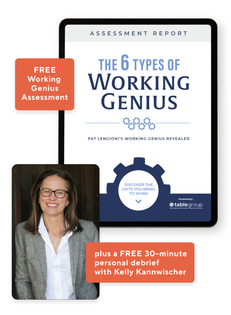 Working Genius free assessment offer